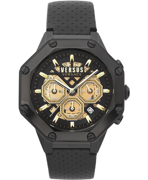 versus versace palestro|VERSUS Versace Palestro Chronograph Leather Strap Watch, .